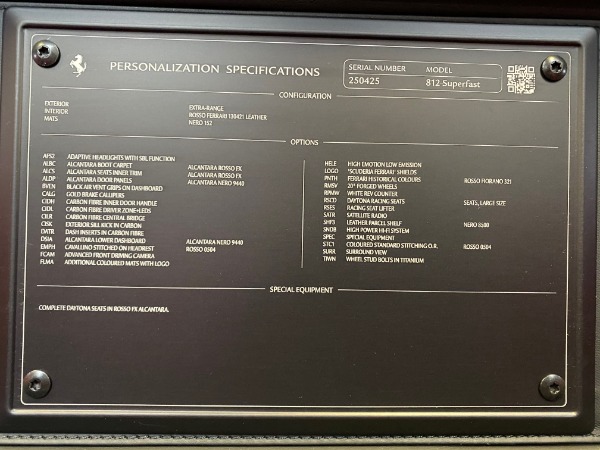 Used 2020 Ferrari 812 Superfast for sale Sold at Maserati of Greenwich in Greenwich CT 06830 21